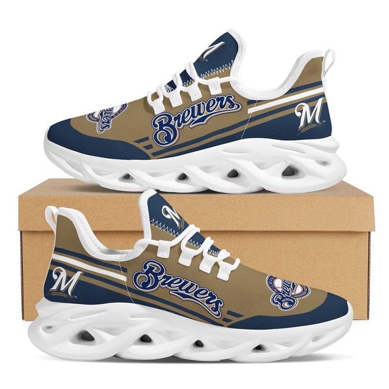 Milwaukee Brewers MLB Sneakers Shoes Elevate Your Every Step 1 Milwaukee Brewers MLB Sneakers Shoes Elevate Your Every Step