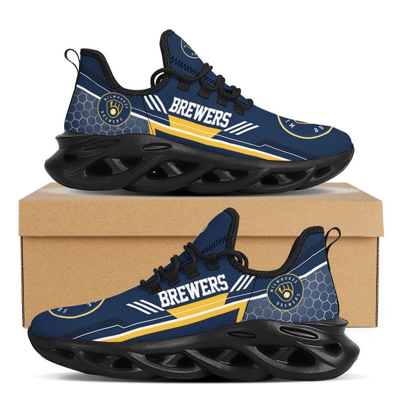 Milwaukee Brewers MLB Sneakers Shoes Elevate Your Every Step 4 Milwaukee Brewers MLB Sneakers Shoes Elevate Your Every Step - Image 4