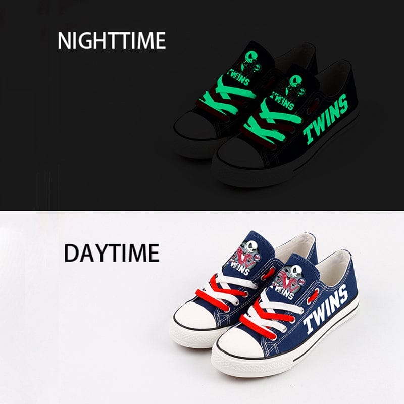 Minnesota Twins Limited Print Low Top Canvas Shoes Sport Sneakers For Men Women Fans - Image 2