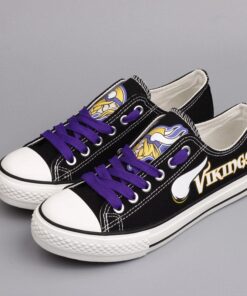 Minnesota Vikings Low Top Canvas Sport Sneakers Shoes For Men Women Fans
