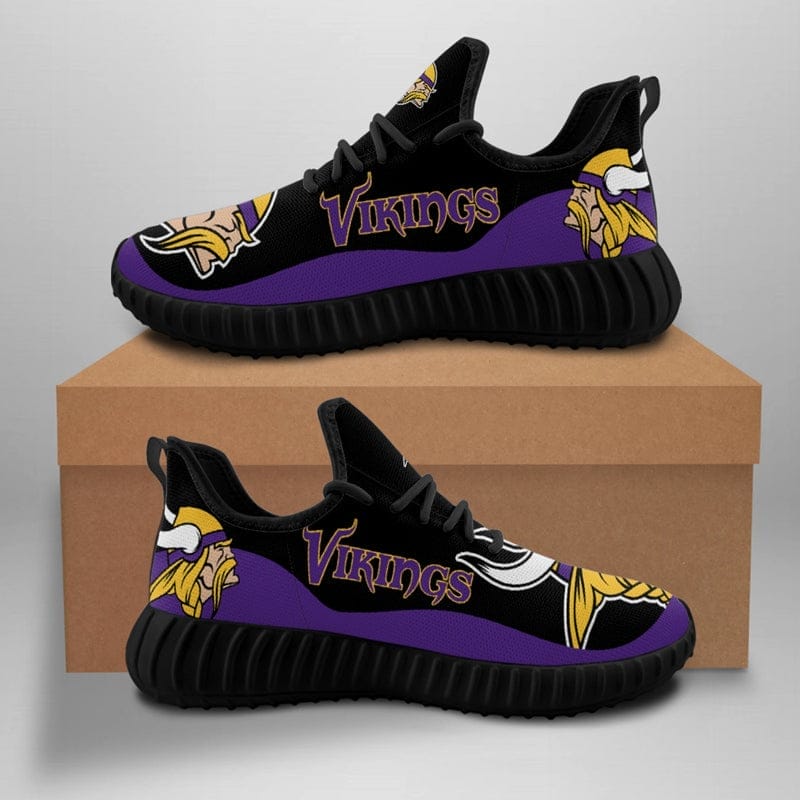 Minnesota Vikings Sneaker Shoes NFL For Men Women Fans 2 Minnesota Vikings Sneaker Shoes NFL For Men Women Fans - Image 2
