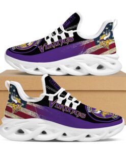 Alternative view of Minnesota Vikings Sneakers Shoes Elevate Your Every Step