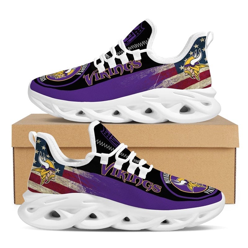 Minnesota Vikings Sneakers Shoes Elevate Your Every Step 2 Minnesota Vikings Sneakers Shoes Elevate Your Every Step - Image 2