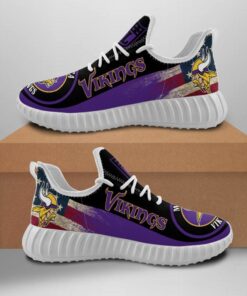 Minnesota Vikings Sneaker Shoes NFL For Men Women Fans