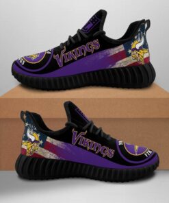 Alternative view of Minnesota Vikings Sneaker Shoes NFL For Men Women Fans