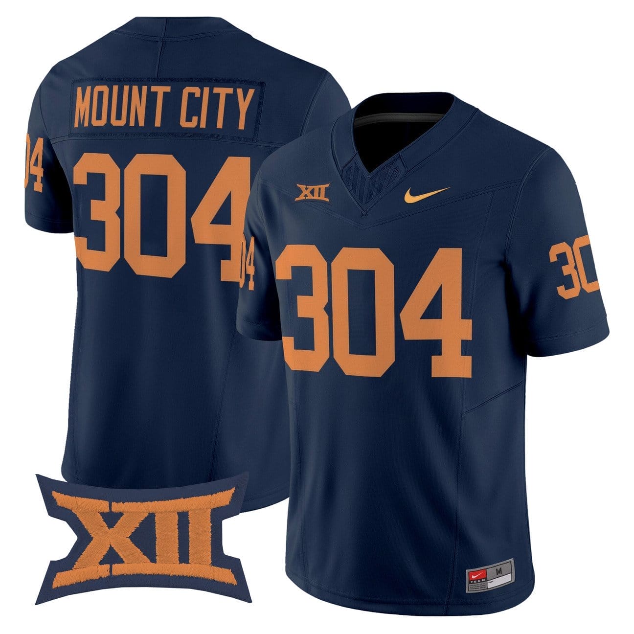 Mount City Jersey #304 West Virginia Mountaineers 1965 Throwback Stitched 1 Mount City Jersey #304 West Virginia Mountaineers 1965 Throwback Stitched