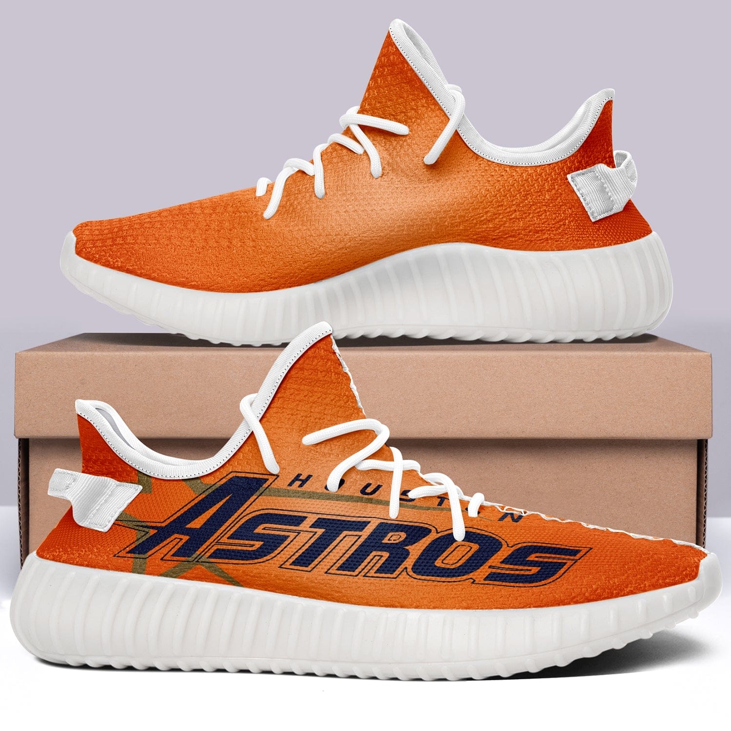 Houston Astros NFL 350v Yeezy Sneakers For Men Women Fans 3 Houston Astros NFL 350v Yeezy Sneakers For Men Women Fans - Image 3