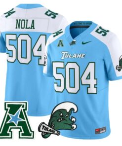 NOLA Jersey #504 Tulane Green Wave 2025 Vapor Limited Stitched