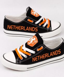 Netherlands Low Top Canvas Sport Sneakers Shoes For Men Women Fans