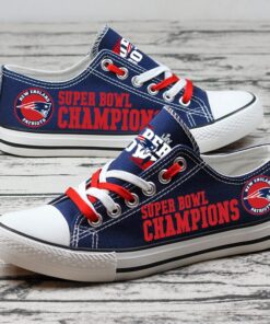 Alternative view of New England Patriots Low Top Canvas Sport Sneakers Shoes For Men Women Fans