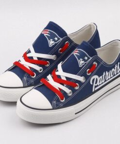 New England Patriots Limited Print NFL Students Low Top Canvas Shoes Sport Sneakers 3 e9496897 782d 4078 8e45 b9a91ab75b83
