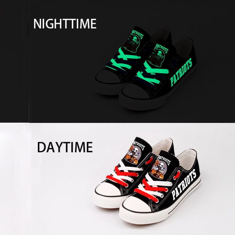 New England Patriots Low Top Canvas Sport Sneakers Shoes For Men Women Fans - Image 4