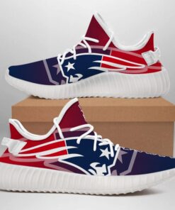 Alternative view of New England Patriots NFL 350v Yeezy Sneakers For Men Women Fans