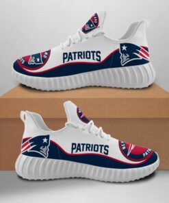 New England Patriots Sneaker Shoes NFL For Men Women Fans