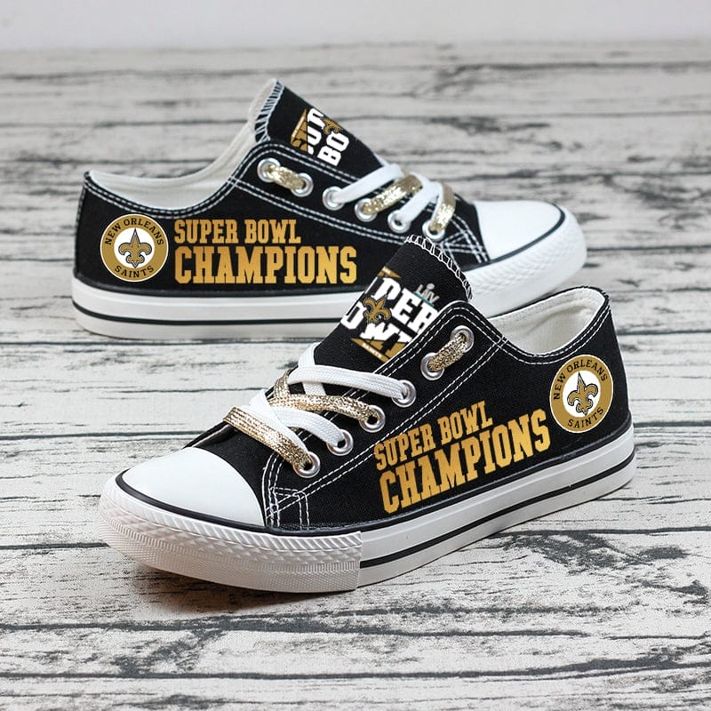 New Orleans Saints Low Top Canvas Sport Sneakers Shoes For Men Women Fans