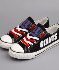 New York Giants Low Top Canvas Sport Sneakers Shoes For Men Women Fans