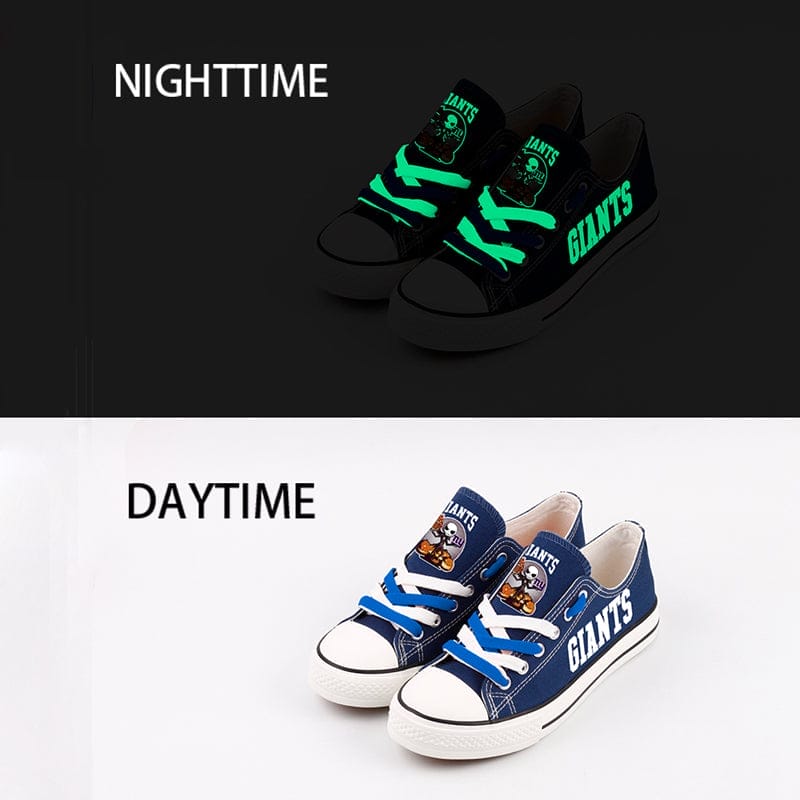 New York Giants Low Top Canvas Sport Sneakers Shoes For Men Women Fans - Image 3