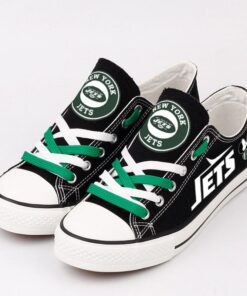 New York Jets Low Top Canvas Sport Sneakers Shoes For Men Women Fans