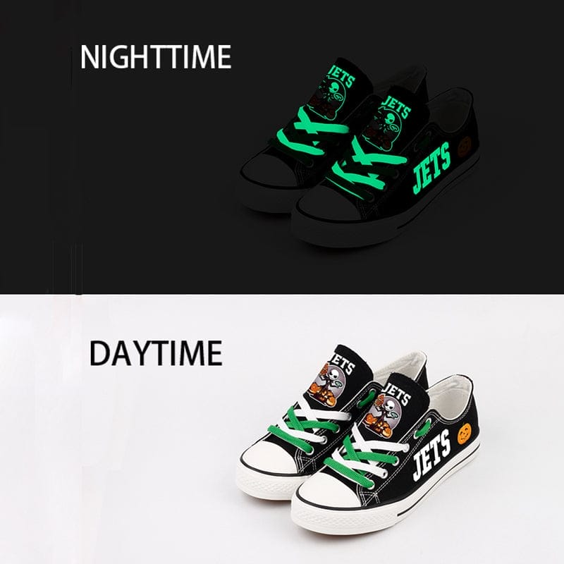 New York Jets Low Top Canvas Sport Sneakers Shoes For Men Women Fans - Image 3