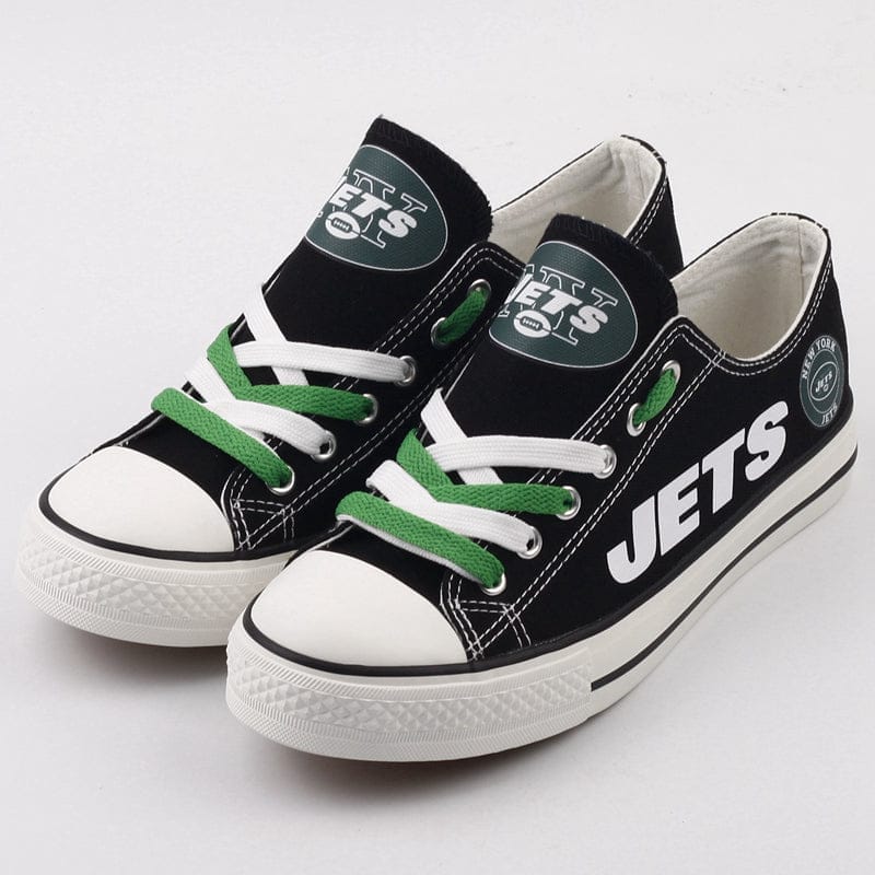 New York Jets Low Top Canvas Sport Sneakers Shoes For Men Women Fans