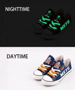 Alternative view of New York Mets Limited Print Low Top Canvas Shoes Sport Sneakers For Men Women Fans