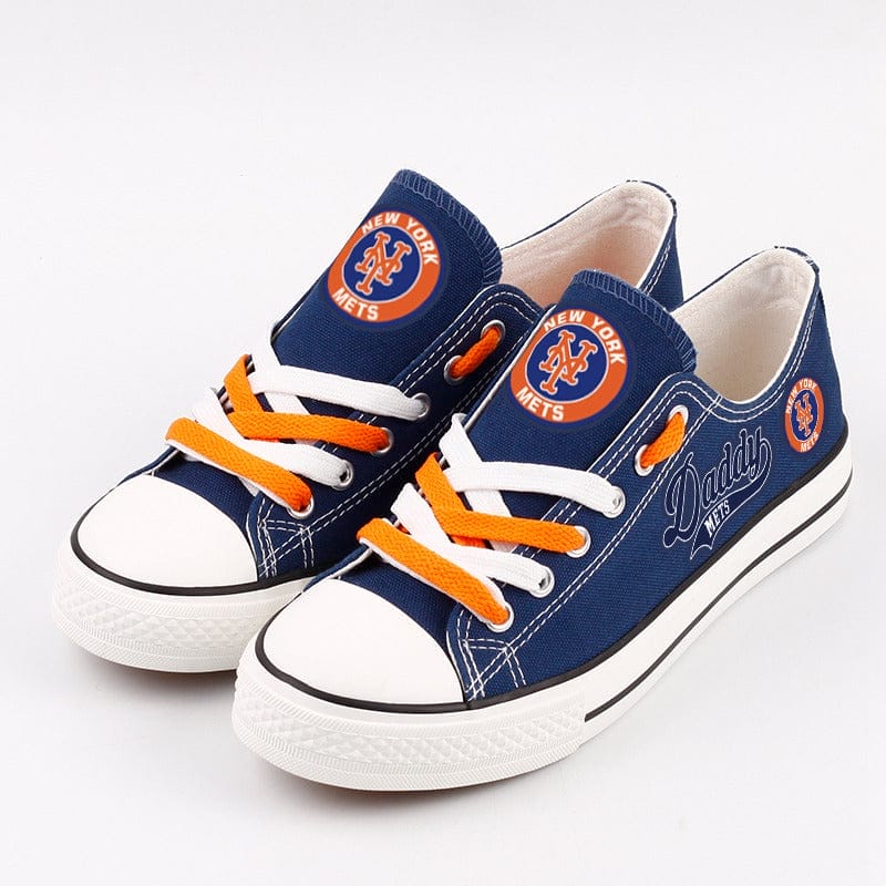 New York Mets Limited Print Low Top Canvas Shoes Sport Sneakers For Men Women Fans 3 New York Mets Limited Print Low Top Canvas Shoes Sport Sneakers For Men Women Fans - Image 3