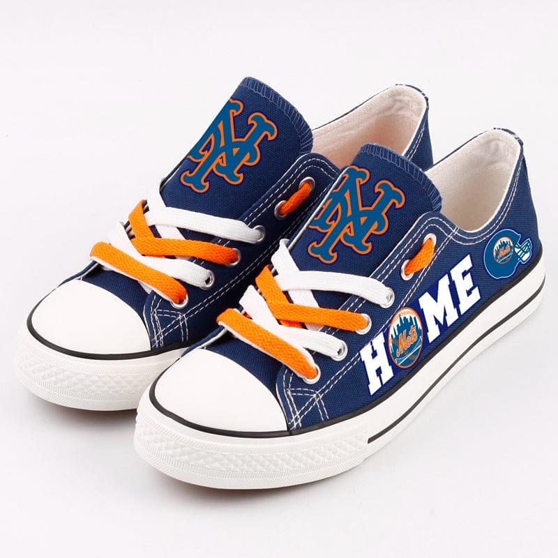 New York Mets Limited Print Low Top Canvas Shoes Sport Sneakers For Men Women Fans 3 New York Mets Limited Print Low Top Canvas Shoes Sport Sneakers For Men Women Fans - Image 3