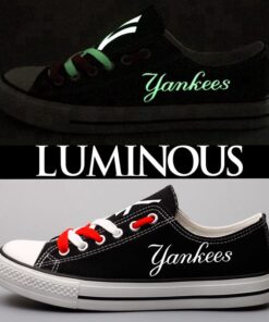 New York Mets Limited Print Low Top Canvas Shoes Sport Sneakers For Men Women Fans 16 New York Yankees Limited Print MLB Students Low Top Canvas Shoes Sport Sneakers 3