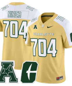 Alternative view of Niner Jersey #704 Charlotte 49ers 2025 Vapor Limited Stitched