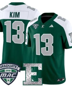 Noah Kim Jersey 13 Eastern Michigan Eagles 2025 Limited Stitched Green Alter