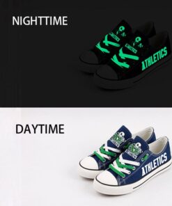 Oakland Athletics Limited Print Low Top Canvas Shoes Sport Sneakers For Men Women Fans