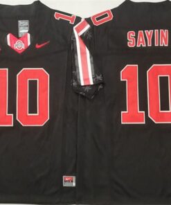 Ohio State Buckeyes #10 Julian Sayin Jersey V2 2025 F.U.S.E. Football Stitched