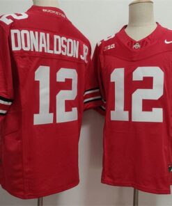 Ohio State Buckeyes #12 CJ Donaldson Jersey 2025 F.U.S.E. Football Stitched