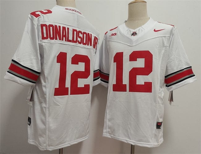 Ohio State Buckeyes #12 CJ Donaldson Jersey 2025 F.U.S.E. Football Stitched 2 Ohio State Buckeyes #12 CJ Donaldson Jersey 2025 F.U.S.E. Football Stitched - Image 2