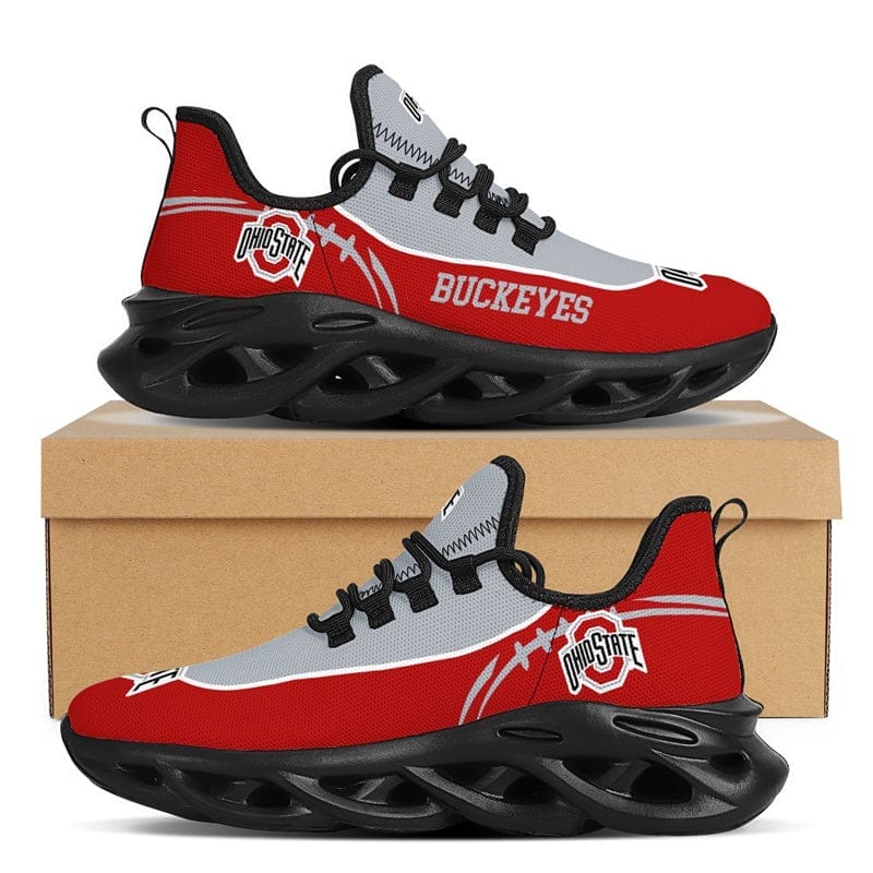 Ohio State Buckeyes NCAA Sneakers Shoes Elevate Your Every Step 4 Ohio State Buckeyes NCAA Sneakers Shoes Elevate Your Every Step - Image 4