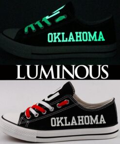 Alternative view of Oklahoma Sooners Sport Sneakers Shoes For Men Women Fans