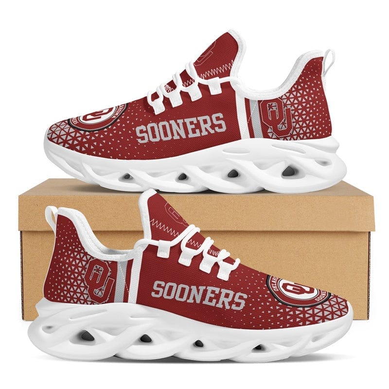 Oklahoma Sooners NCAA Sneakers Shoes Elevate Your Every Step 2 Oklahoma Sooners NCAA Sneakers Shoes Elevate Your Every Step - Image 2