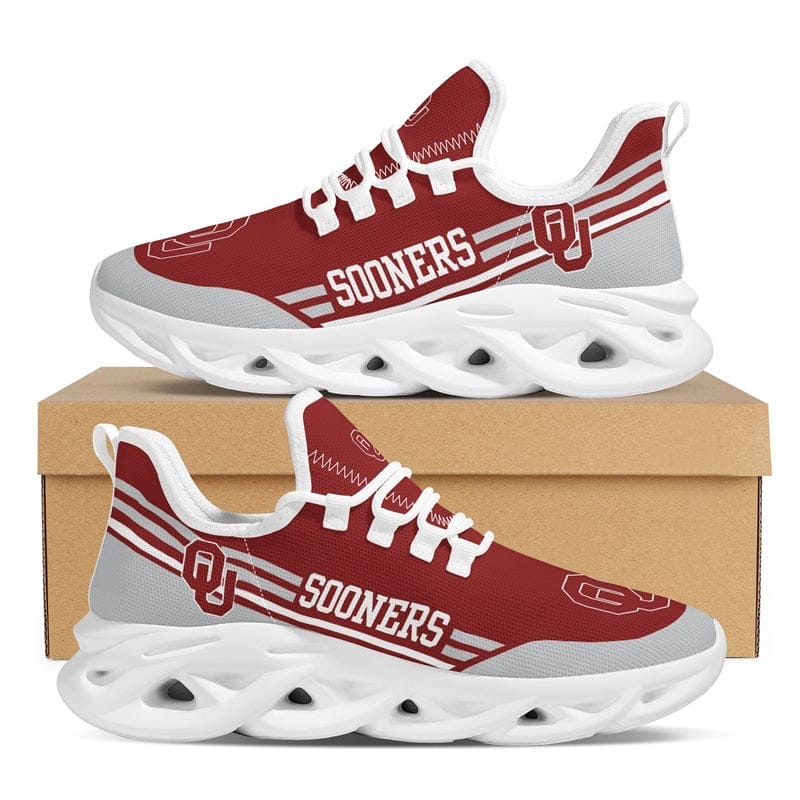Oklahoma Sooners NCAA Sneakers Shoes Elevate Your Every Step 3 Oklahoma Sooners NCAA Sneakers Shoes Elevate Your Every Step - Image 3