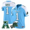 Omari Hayes Jersey 1 Tulane Green Wave 2025 Vapor Limited Stitched Blue Alter 77a10ac6 13f6 4a94 8f79 f9528ec86509