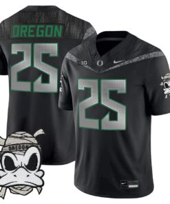 Oregon Jersey #25 Oregon Ducks 2025 Mummy Duck Vapor Limited Stitched