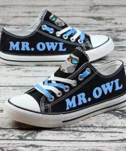 Owl Canvas Sneakers Shoes For Men Women Fans