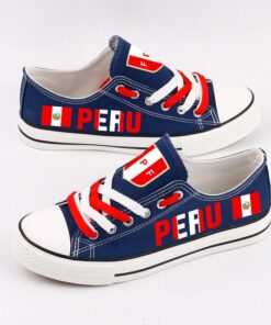 Alternative view of PERU Low Top Canvas Sport Sneakers Shoes For Men Women Fans