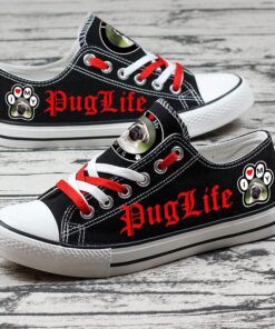 PUG Canvas Sneakers Shoes For Men Women Fans