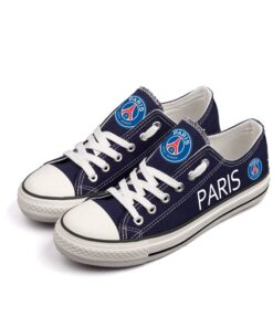 Paris Saint-Germain F.C. Low Top Canvas Sport Sneakers Shoes For Men Women Fans