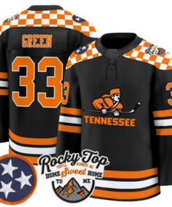 Patrick Green Jersey #33 Tennessee Volunteers 2025-26 Hockey Premium Stitched