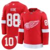 Patrick Kane Jersey 88 Red Wings 10 Alex Delvecchio Honoring Red