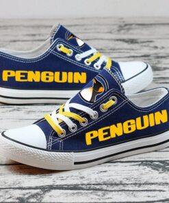 Alternative view of Penguins Canvas Sneakers Shoes For Men Women Fans