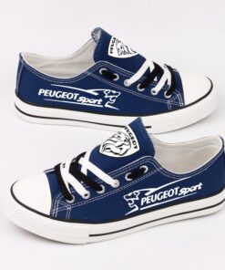 Peugeot Canvas Sneakers Shoes For Men Women Fans