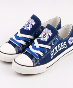 Alternative view of Philadelphia 76ers Atlanta Hawks Sport Sneakers Shoes For Men Women Fans