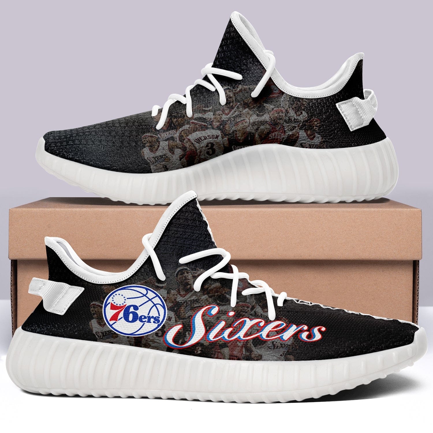 Philadelphia 76ers NBA 350v Yeezy Sneakers For Men Women Fans 1 Philadelphia 76ers NBA 350v Yeezy Sneakers For Men Women Fans